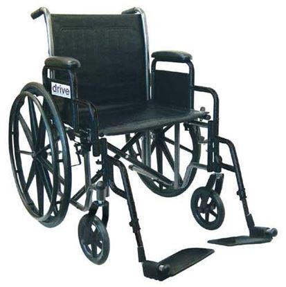 Image de Wheelchair Econ Rem Desk Arms w/Elevating Legrests 16