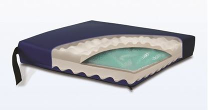 Picture of Gel Convoluted Foam Cushion 17 x17 x3   Navy