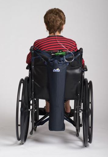 Picture of Carrier Bag for D/E Cylinders Attaches to Wheelchair/Scooter