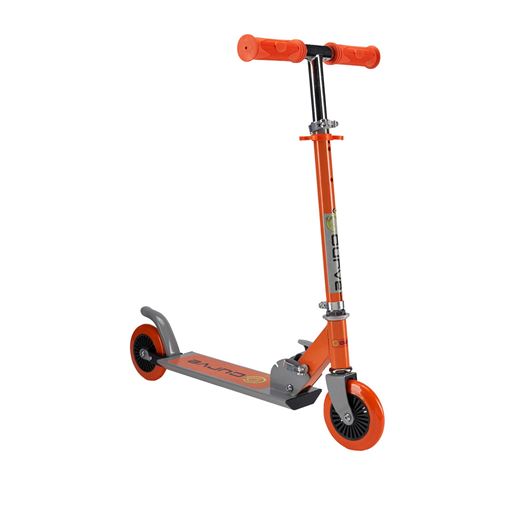 Picture of Curve Light Up Wheels Folding Scooter in Orange