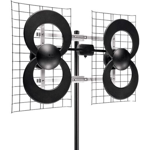 Picture of Antennas Direct C4-CJM ClearStream 4 Quad-Loop UHF Outdoor Antenna with 20" Mount