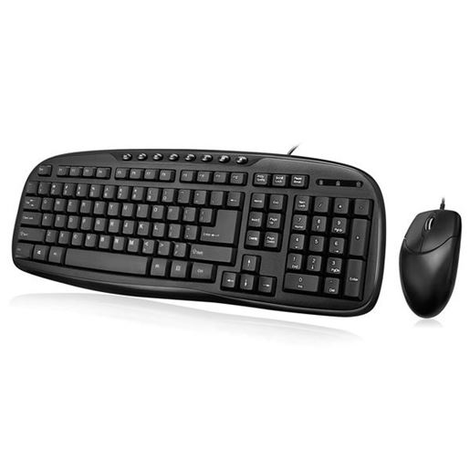 Picture of Adesso AKB-133CB Desktop USB Multimedia Keyboard and Mouse Combo