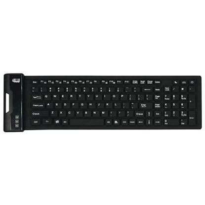 图片 Adesso AKB-222UB SlimTouch 222 Antimicrobial Waterproof Flex Keyboard