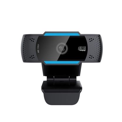 图片 Adesso CyberTrack H5 1080p HD USB Auto Focus Webcam with Built-In Dual Microphone