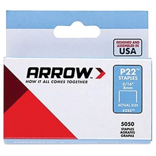 Picture of Arrow 225 P22 Plier Staples, 5,050 pack (5/16 Inches)