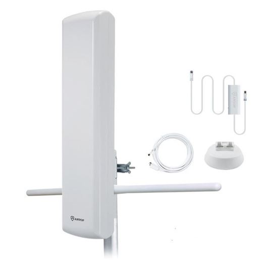 Picture of ANTOP Antenna Inc. AT-402BV Big Boy AT-402BV Flat-Panel Smartpass-Amplified Outdoor HDTV Antenna