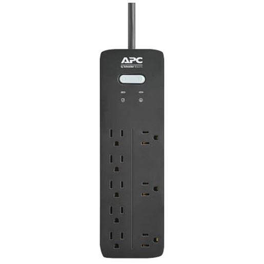 Picture of APC PH8 8-Outlet SurgeArrest Home/Office Series Surge Protector, 6ft Cord