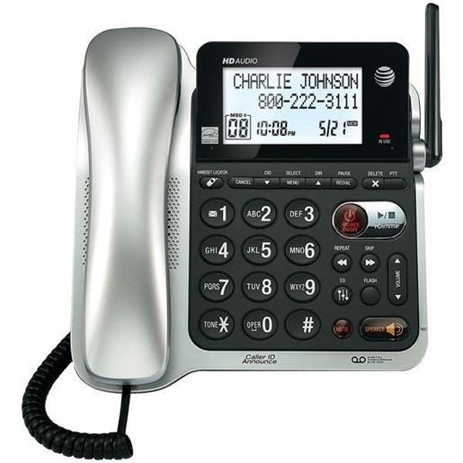 Picture of AT&T CL84102 DECT 6.0 Corded/Cordless Phone System with Digital Answering System & Caller ID/Call Waiting