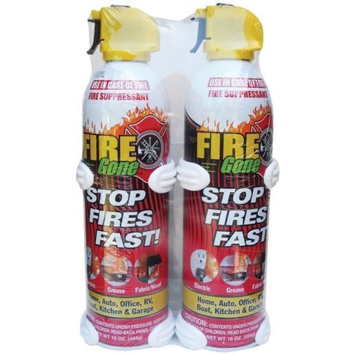 Picture of Fire Gone 2-FG-7209 Fire Suppressants with Bracket, 2 pk