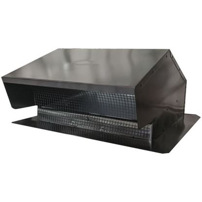 Picture of Builder's Best 012634 Black Metal Roof Vent Cap (6"-8" (3 1/4" x 10") Universal Flush)