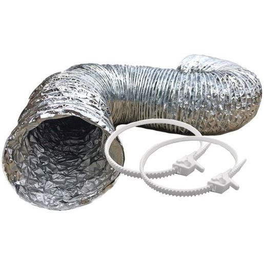 Picture of Builder's Best 110673 4" x 8ft SilverDuct Dryer Transition Duct Kit