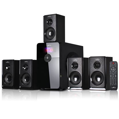 Picture of beFree Sound 5.1 Channel Surround Sound Bluetooth Speaker System in Black