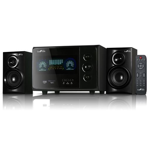 Picture of beFree Sound 2.1 Channel Surround Sound Bluetooth Speaker System in Black