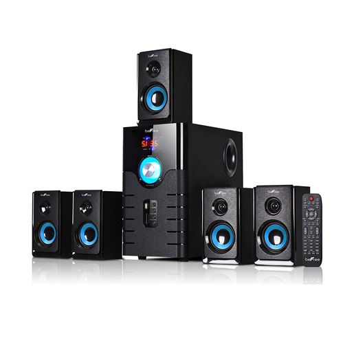 Picture of beFree Sound 5.1 Channel Surround Sound Bluetooth Speaker System- Blue