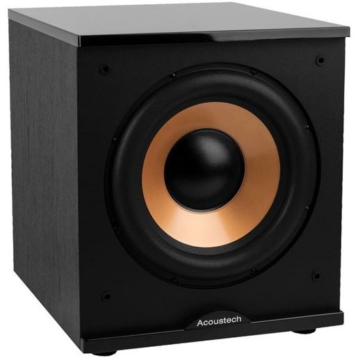 Picture of BIC America H-100II 500-Watt Acoustech 12" Front-Firing Powered Subwoofer with Black Lacquer Top