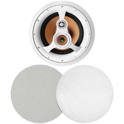 Picture of BIC America H-310C 250-Watt 3-Way 10" In-Ceiling Speaker with Pivoting Tweeter & Midrange Plus Metal & Cloth Grilles