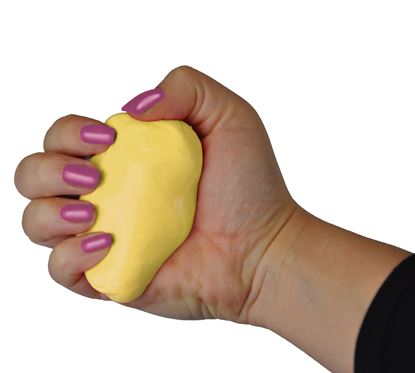 Picture of Squeeze 4 Strength  4 oz. Hand TherapyPutty Yellow XSoft