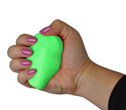 Picture of Squeeze 4 Strength  4 oz. Hand Therapy Putty Green Med