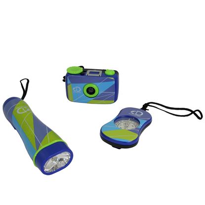 Picture of Discovery Kids 3-Piece Adventure Kit with Compass, Flashlight, and Binocular