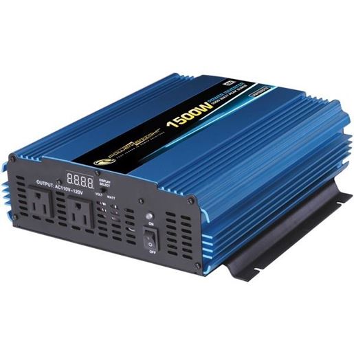 Picture of PowerBright PW1500-12 12-Volt Modified Sine Wave Inverter (1,500 Watts)