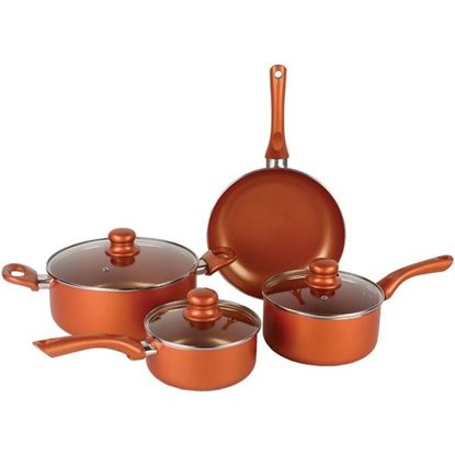 Picture of Brentwood Appliances BPS-107C 7-Piece Nonstick Copper Cookware Set