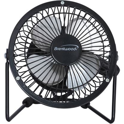 Picture of Brentwood Kool Zone F-4BK 4" Desk Fan