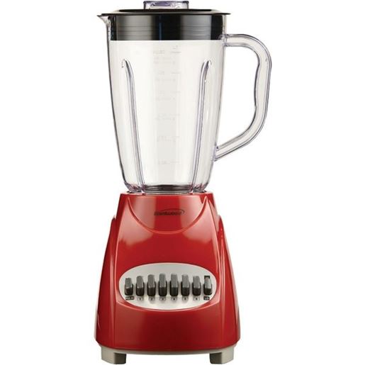 Picture of Brentwood Appliances JB-220R 50-Ounce 12-Speed + Pulse Electric Blender with Plastic Jar (Red)