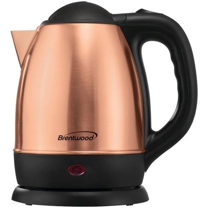 Picture of Brentwood Appliances KT-1770RG 1.2-Liter Stainless Steel Cordless Electric Kettle (Rose Gold)