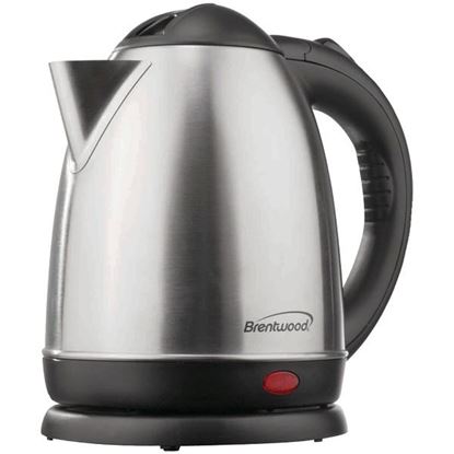 Picture of Brentwood Appliances KT-1780 1.5-Liter Stainless Steel Cordless Electric Kettle (Brushed Stainless Steel)