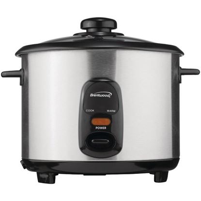 Picture of Brentwood Appliances TS-10 5-Cup Stainless Steel Rice Cooker