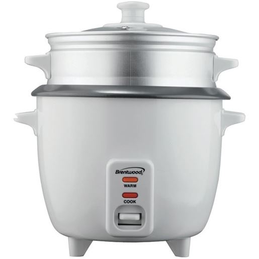 Picture of Brentwood Appliances TS-180S Rice Cooker with Steamer (8 Cups, 500 Watts)