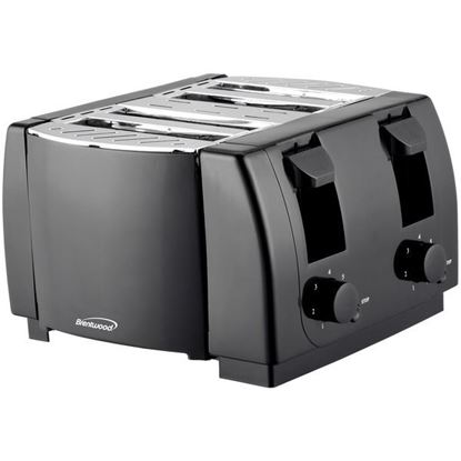 Picture of Brentwood Appliances TS-285 Cool Touch 4-Slice Toaster (Black)