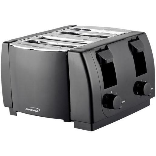 Picture of Brentwood Appliances TS-285 Cool Touch 4-Slice Toaster (Black)