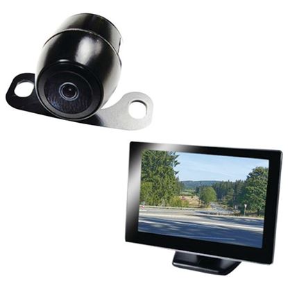 Picture of BOYO Vision VTC175M VTC175M Vehicle Backup System with 5-Inch Rearview Monitor and License-Plate Camera System