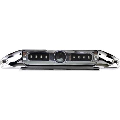 Picture of BOYO Vision VTL400CIR Bar-Type 140deg License Plate Camera with IR Night Vision (Chrome)