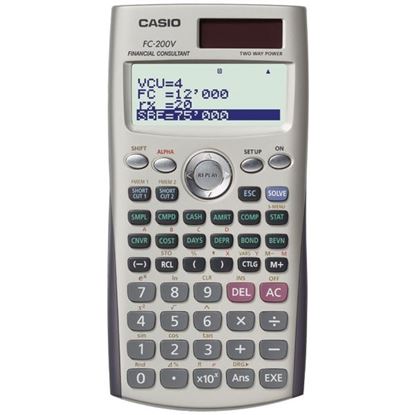 Picture of CASIO FC-200V Financial Calculator