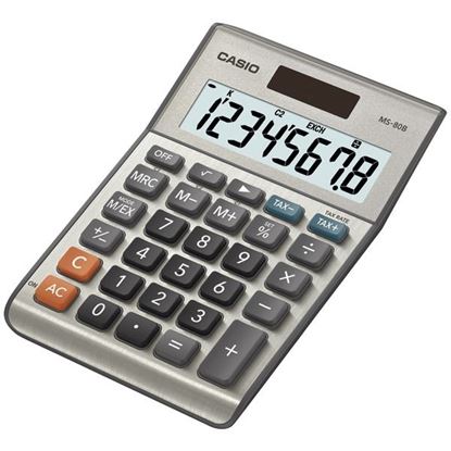 Picture of CASIO MS80SSIH Solar Desktop Calculator with 8-Digit Display