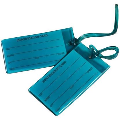 图片 Travel Smart TS03TEAL6 Jelly Luggage Tags, 2 pk