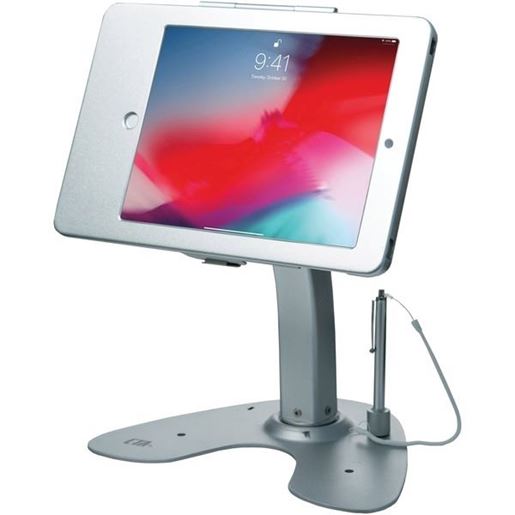 Picture of CTA Digital PAD-ASK Antitheft Security Kiosk Stand with Locking Case & Cable for iPad Gen. 5 (2017), iPad Gen. 6 (2018), iPad Air, and iPad Pro 9.7