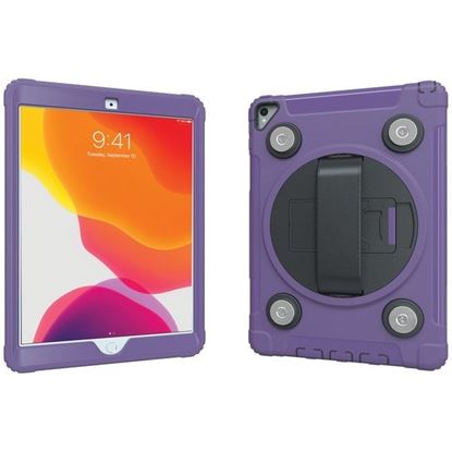 Picture of CTA Digital PAD-MSPC10P Magnetic Splashproof Case with Metal Mounting Plates for iPad (Purple)