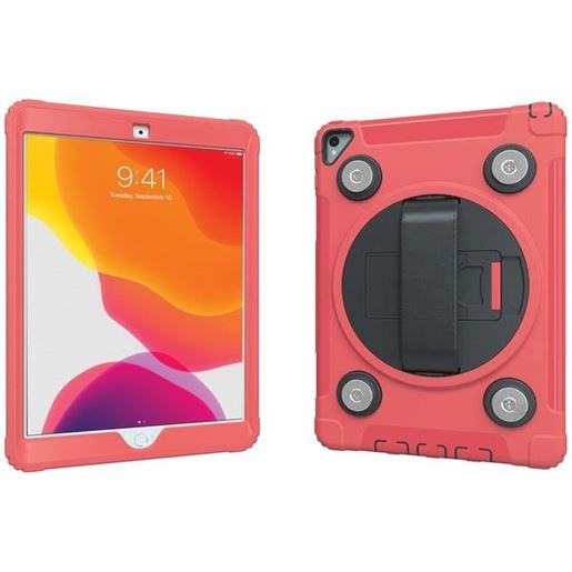 Picture of CTA Digital PAD-MSPC10R Magnetic Splashproof Case with Metal Mounting Plates for iPad (Red)