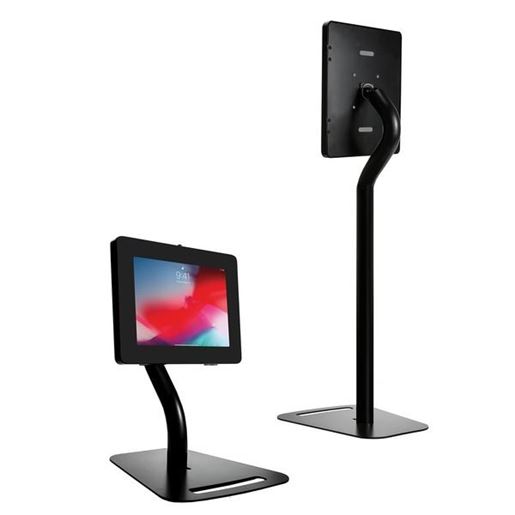 Picture of CTA Digital PAD-PARAFD Premium Height-Adjustable Floor-to-Desk Security Kiosk Stand for Tablets