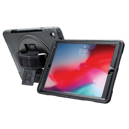 Picture of CTA Digital PAD-PCGK10 Protective Case with Built-in 360deg Rotatable Grip Kickstand for iPad 10.2 In. 7th Generation