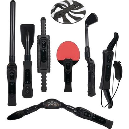 Picture of CTA Digital WI-8SRB Nintendo Wii 8-in-1 Sports Pack for Wii Sport Resort (Black)