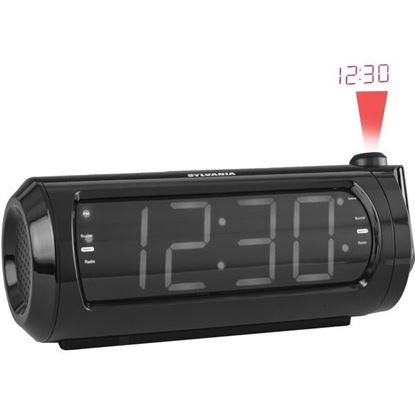 Picture of SYLVANIA SCR1245-USB 1.8" Jumbo-Digit Projection Dual-Alarm Clock Radio with USB Charging