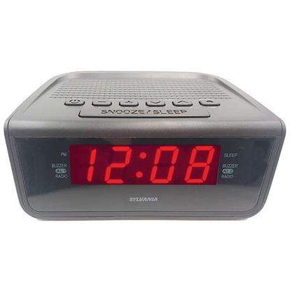 Picture of SYLVANIA SCR1388B-BLACK AM/FM Alarm Clock Radio