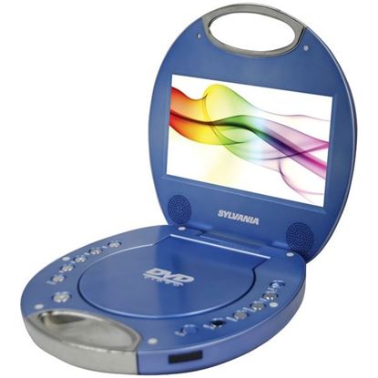 Picture of SYLVANIA SDVD7046-BLUE 7" Portable DVD Player with Integrated Handle (Blue)