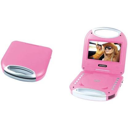 Picture of SYLVANIA SDVD7049-PINK 7" Portable DVD Player with Integrated Handle (Pink)