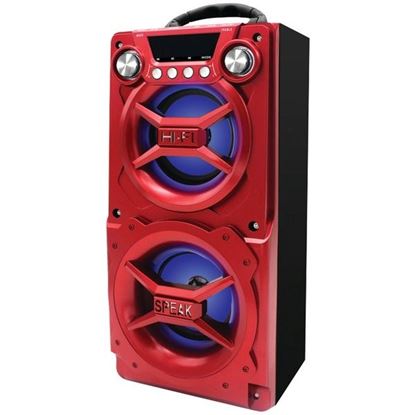 Picture of SYLVANIA SP328-RED Bluetooth Speaker with Speakerphone (Red)