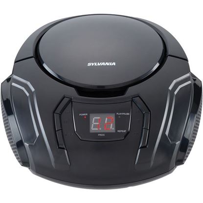 Picture of SYLVANIA SRCD261-B-BLACK Portable CD Player with AM/FM Radio (Black)